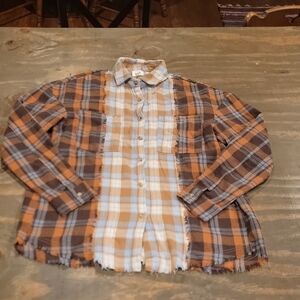 BKE Multicolor Plaid Button-Down Shirt